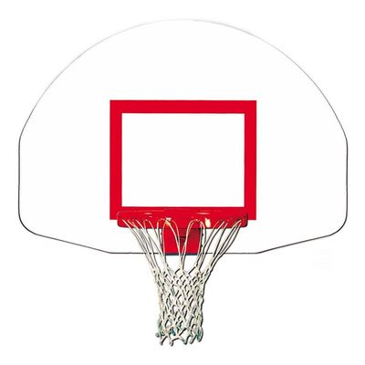 Front Mount Steel Backboard w Target and Border