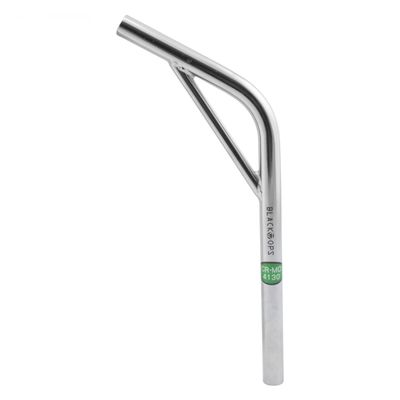 Black Ops Lay-Back BMX Seat Post, 22.2 x 380mm, Chrome Plated