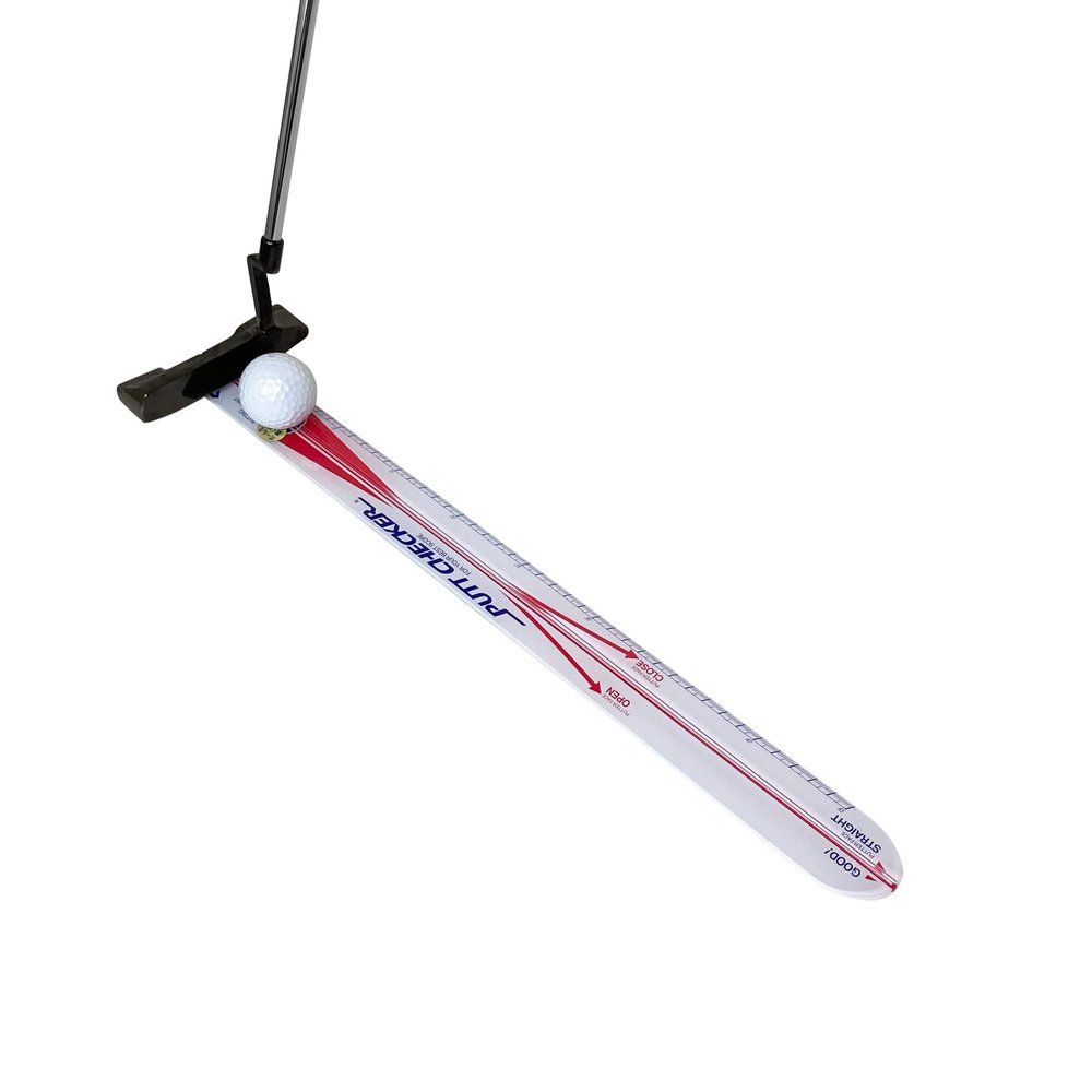 DAIYA Golf AS-408 Putter Practice Equipment, Putting Checker, Wear Correct Putting Stroke, Putting Rail, Indoor Exercise, Portable