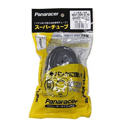 Panaracer 0TH26F-SP Super Tube, Made in Japan, H/E, 1.0 x 0.06-0.08 inches (26 x 1.625-2.10 mm), Presta Valve (34 mm)