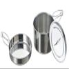 Captain Stag M-5511M-5511 Barbecue Pot, Stainless Steel Ramen Cooker, 6.6 gal (2 L) view 1