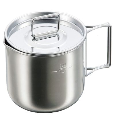 Captain Stag M-5512 Stainless Steel Ramen Cooker, 18.2 fl oz (570 ml), Refill