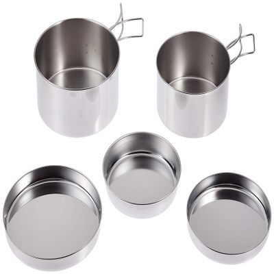 Captain Stag M-7520 Camping Tableware, 5-Piece Set