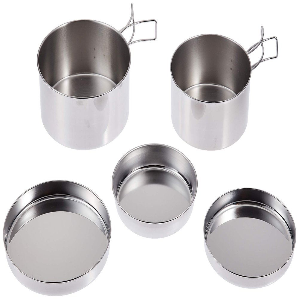 Captain Stag M-7520 Camping Tableware, 5-Piece Set