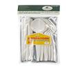 Captain Stag M-7840 Goody Spoons (4), Fork (4), Chopsticks (4) Set (Case Included) (White) view 2