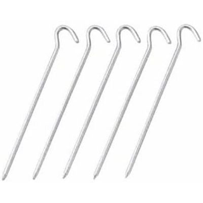 Captain Stag M-8396 Round Steel Pegs, 7.5 inches (19 cm), Set of 5