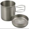 Captain Stagg (CAPTAIN STAG) Barbecue for Pot Dish Titanium Mount Cooker Two Sets of M-9080M-9080 view 1