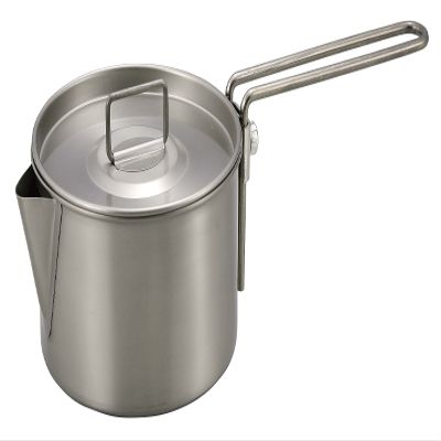 Captain Stag M-9082M-9082 Titanium Kettle Cooker for Barbecue Pot, 30.4 fl oz (900 ml)