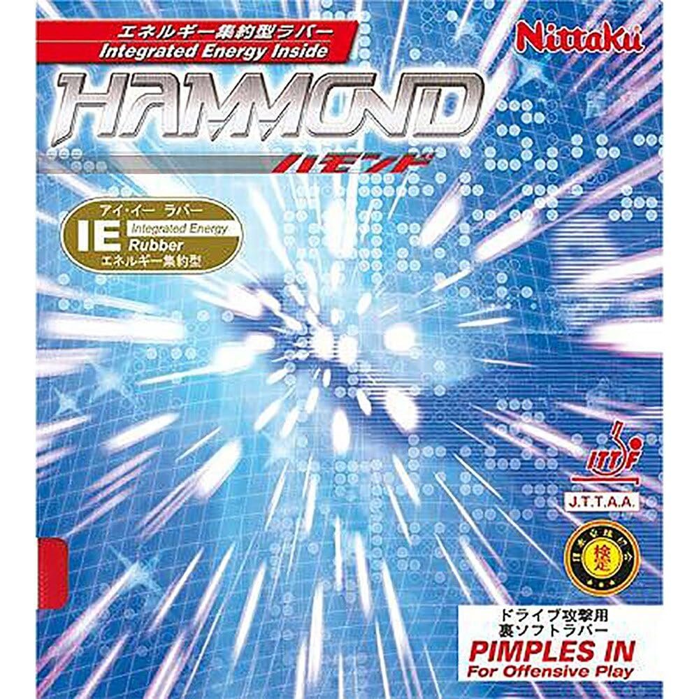 Nittaku NR-8527 Table Tennis Rubber Hammond Soft Back High Elasticity Black Thick