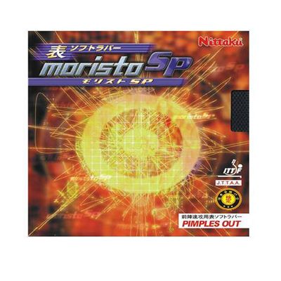 Nittaku NR-8670 Table Tennis Rubber Morist SP Table Soft Tension Black Extra Thick Spin