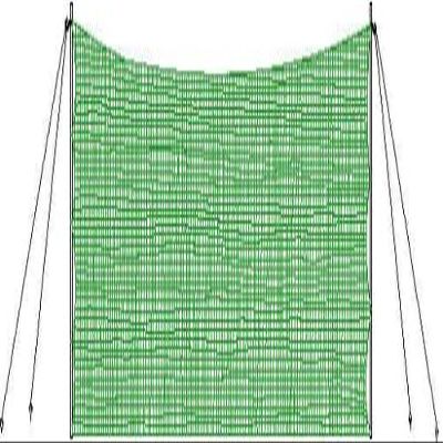SSK (Esuesukei) Baseball Ground Equipment Back net Green SN019G