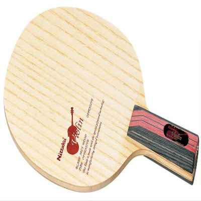 Nittaku NE-6648 Table Tennis Racket Violin C Pen Holder, Round Chinese Style, Wood Plywood