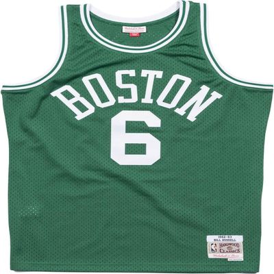 Mitchell & Ness Boston Celtics Bill Russell 1962 Road Swingman Jersey (X-Large)