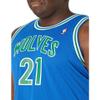Adult Kevin Garnett Minnesota Timberwolves 2003 Blue Mitchell & Ness Throwback Swingman Jersey - Men's view 3