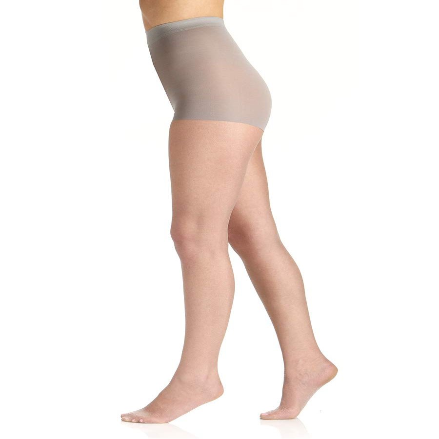 Berkshire Women's Shimmers Ultra Sheer Control Top Pantyhose 4429, Silver, 1 US