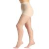 Berkshire womens Ultra Sheer Non-control Top - Sandalfoot Pantyhose, Ivory, 3 US view 2