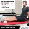 CanDo PE White Foam Roller, 4" X 36", Half Round view 4