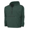 Charles River Apparel Youth Pack-N-Go Pullover, Lightweight Packable Windbreaker, Wind & Water-Resistant Kids Jacket, Forest, Medium view 3