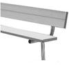 21' Permanent Bench w/Back (EA)