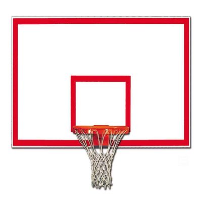 Steel Rectangular Backboard w Target and Border