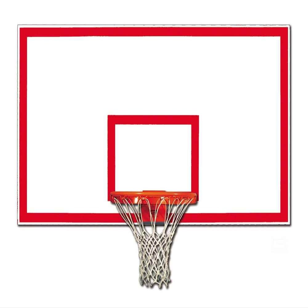 Steel Rectangular Backboard w Target and Border