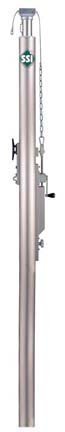 Gared Master Upright Post for The Master Telescopic Volleyball Court System from One Upright