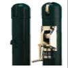 Gared 3 in. Round Competition Tennis Post - Set of 2 (Black) view 1