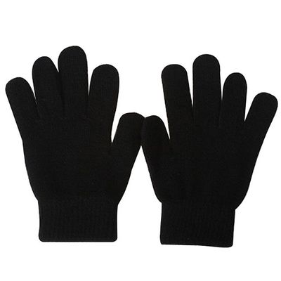 Gravity Threads Winter Gloves for Women Mens - Magic Full Finger Cold Weather Glove, Black