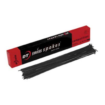Dt Swiss AlloyNp 278 2.0/1.8 Comp Spokes (Box of 72), Black