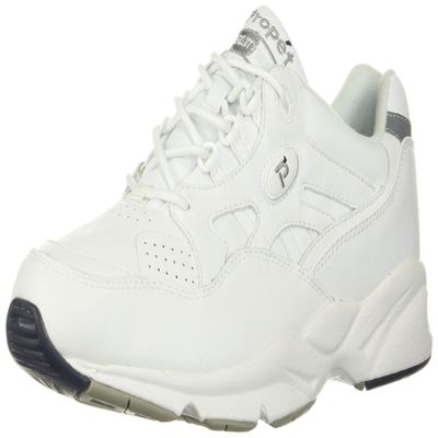 Propt Womens Tour Walker Strap Walking Walking Sneakers Shoes - White - Size 7 2E