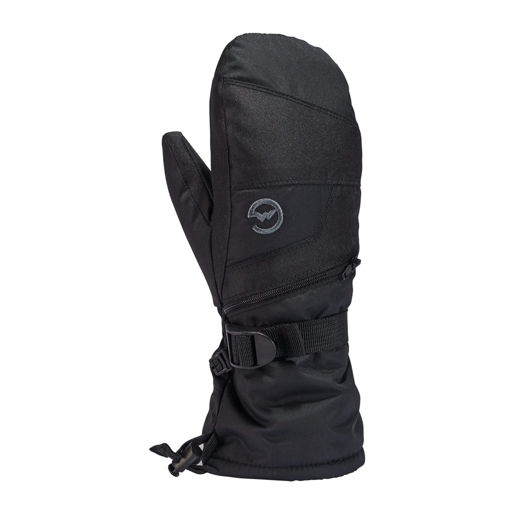 Gordini Kids' Ultra Dri-Max Gauntlet Mitten, Black, XL