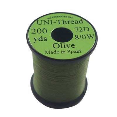 Uni-Thread 8/0 Waxed Thread Olive