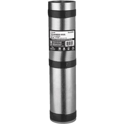 Noll Norwesco 4201-7012 20" x 10' Galvanized Roll Valley