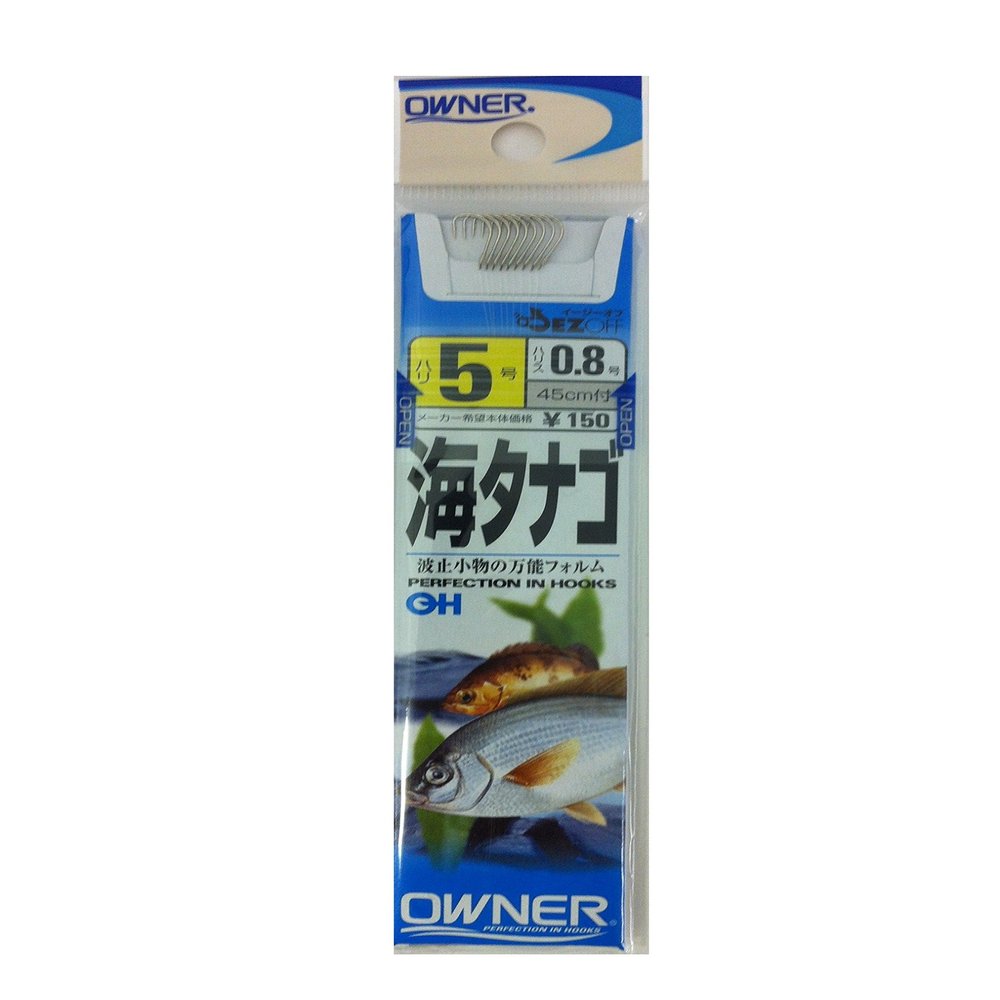 Owner 20062 White Sea Raccoon Hook 5-0.8 Fishing Hook