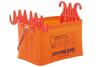 Daiichi Seiko Fishing Bucket Rod Holder, 2 Hooks, 3.6 gal (12 L), Red view 1