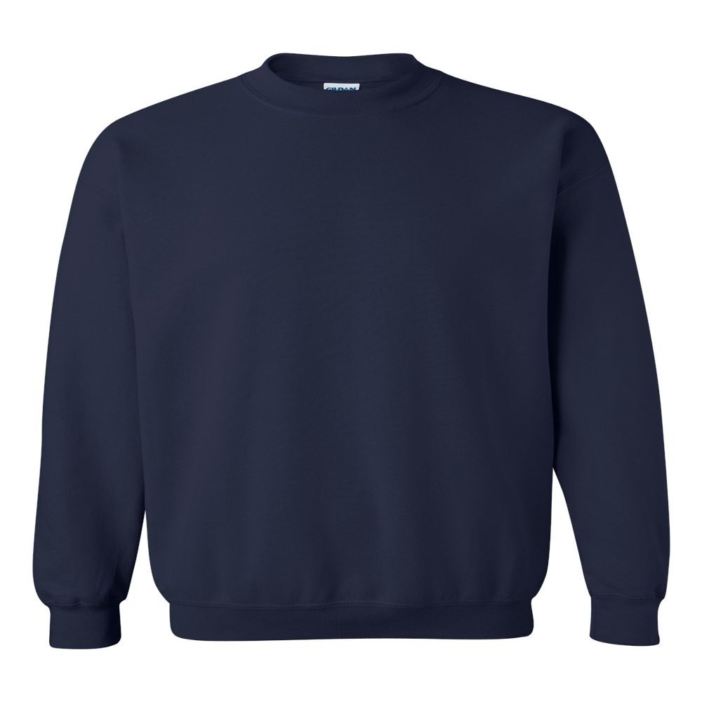Gildan Heavy Blend Crewneck Sweatshirt, Navy, X-Large