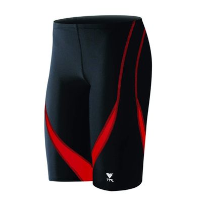TYR Men's Alliance Splice Jammer Swimsuit, Black/Gold, 26