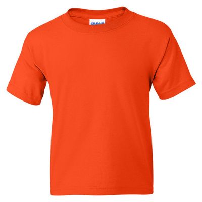 Gildan 50-50 Youth Short-Sleeve T-Shirt (8000B) Tee Small OSHA Orange