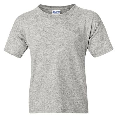 Gildan 50-50 Youth Short-Sleeve T-shirt (8000B) Tee Medium Ash