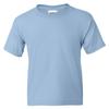 Gildan 50-50 Youth Short-Sleeve T-shirt (8000B) Tee Large Light Blue view 1