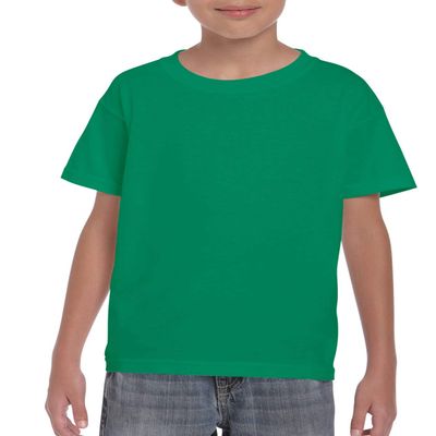 Gildan 50-50 Youth Short-Sleeve T-shirt (8000B) Tee X-Small Kelly Green