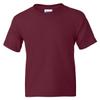 Gildan 50-50 Youth Short-Sleeve T-shirt (8000B) Tee Medium Maroon view 1