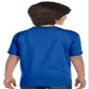 Gildan 50-50 Youth Short-Sleeve T-shirt (8000B) Tee Medium Royal view 2