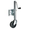Reese Towpower 74410 Round Trailer Jack, Side Mount, 1,000 lbs. Lift Capacity, Sidewind, Bolt-On, 10 Inch Travel, 6-Inch Wheel view 1