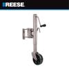 Reese Towpower 74410 Round Trailer Jack, Side Mount, 1,000 lbs. Lift Capacity, Sidewind, Bolt-On, 10 Inch Travel, 6-Inch Wheel view 2