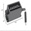 Dayton 6X596 Counter, Mechanical view 2