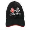 Corvette Crossflag Logo Hat Black view 2