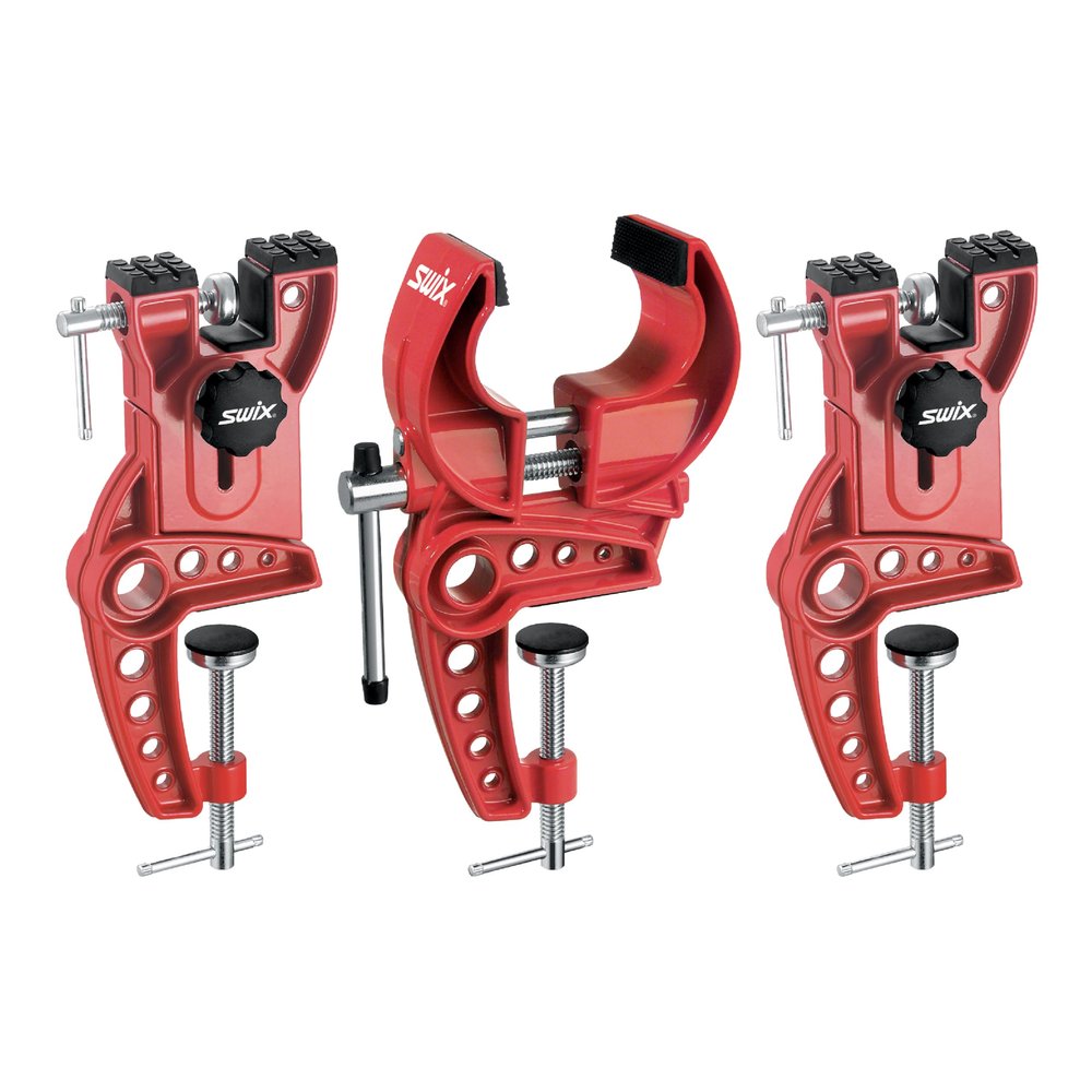 SWIX T149-50 Ski Vise With 50mm Wide Jaws | Durable Adjustable Clamps For Waxing And Tuning Alpine & Downhill Skis