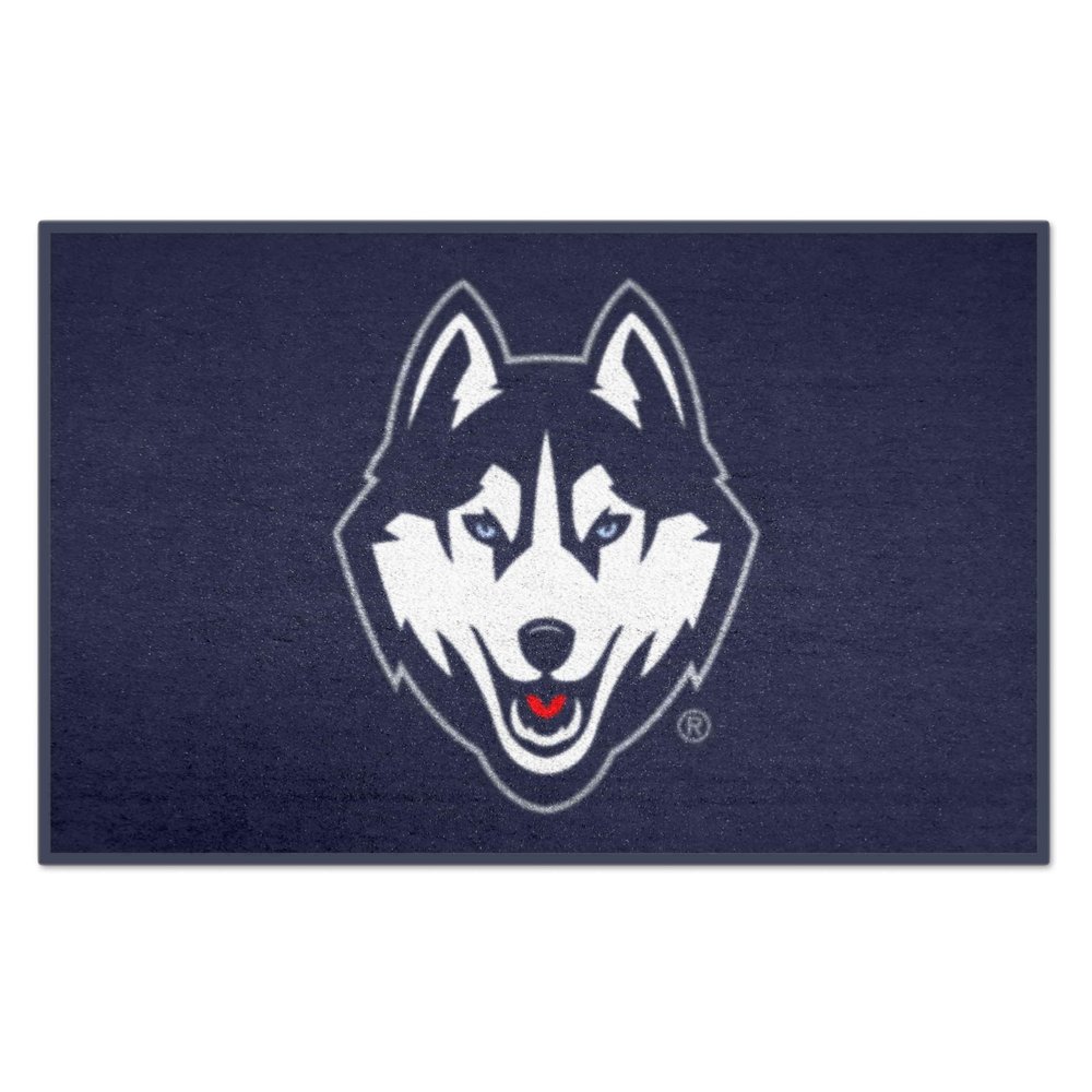FANMATS 4409 NCAA - UConn Huskies Starter Mat Accent Rug - 19in. x 30in. | Sports Fan Home Decor Rug and Tailgating Mat