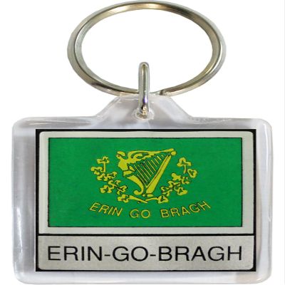 Flagline Erin-Go-Bragh - Lucite Key Ring